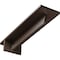 Ekena Millwork Heaton Hidden Support Steel Bracket w/ 8" Support Depth, Hammered Brown 3"W x 12"D x 2"H BKTM03X12X02HEHBR - alternate 1